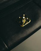 "Chloé" 2010's Black leather long wallet