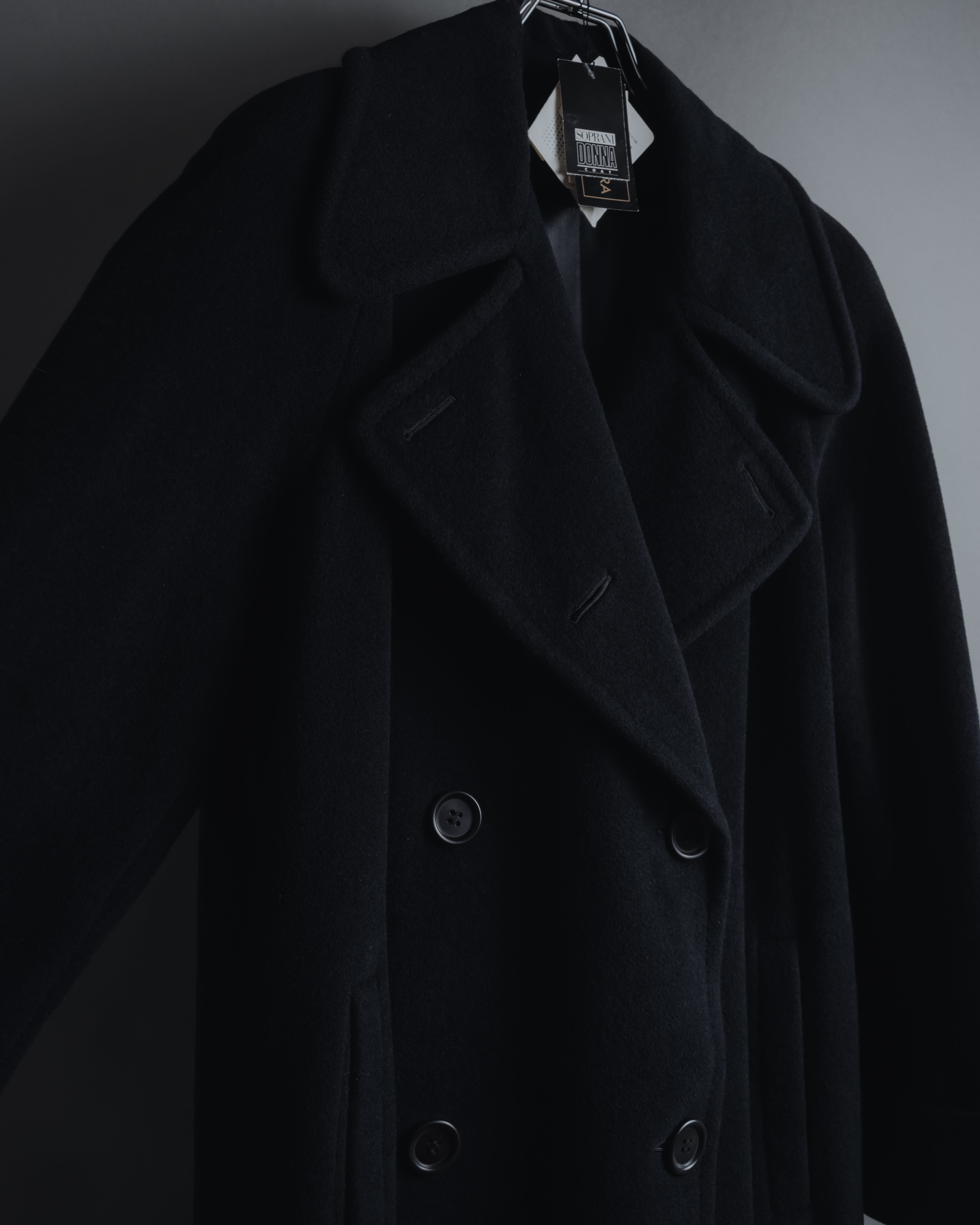 “SOPRANI DONNA” Tailored double-breasted long coat