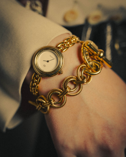 –SPECIAL– "CELINE" 90's Sculptural link bracelet