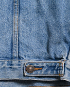 LEVI’S/ Oversized No Collar Denim Jacket Light Blue