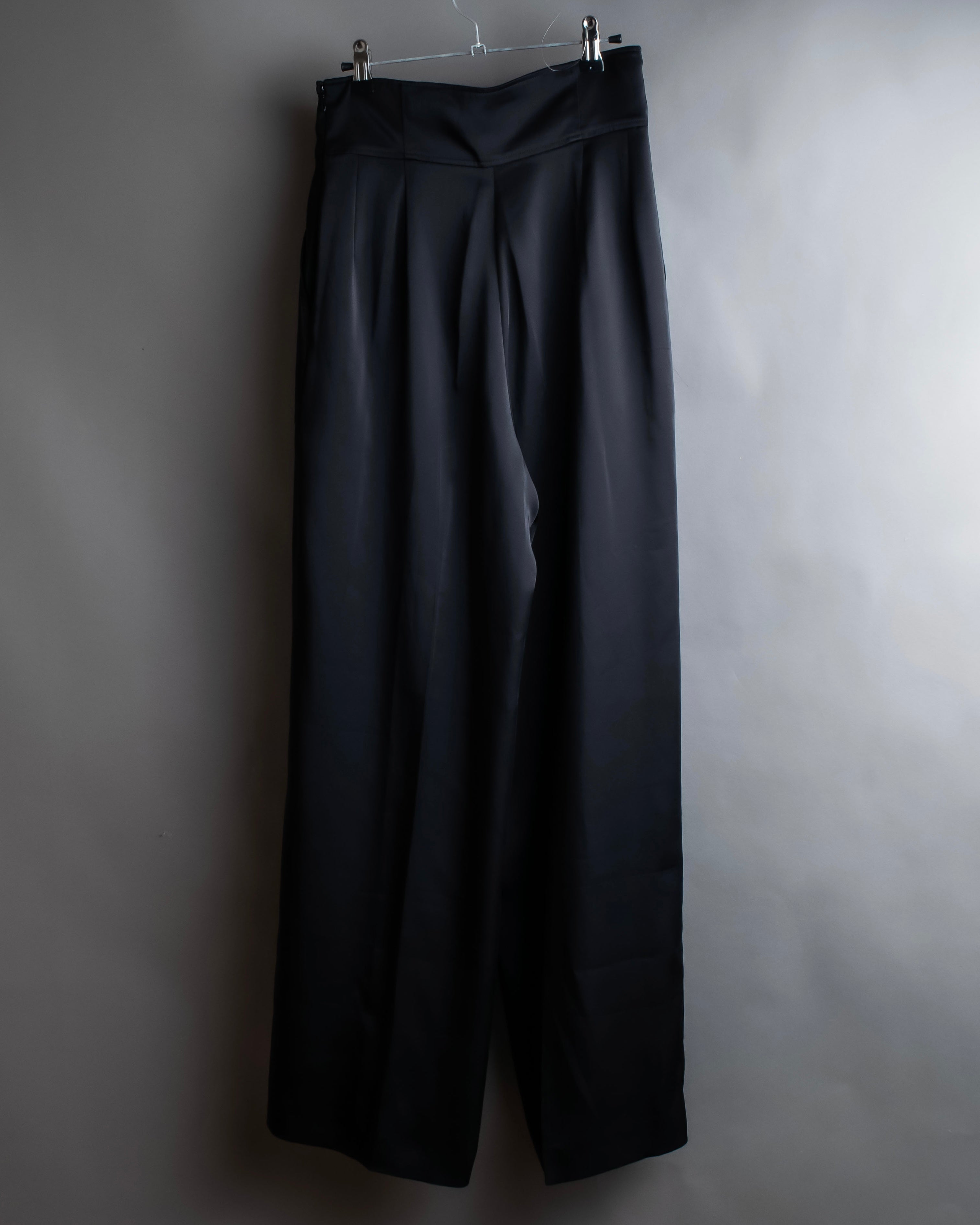 "ADEAM" High waist design super flare silhouette slacks