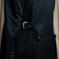 "GUCCI" Asymmetrical front detail high neck coat