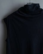 “Y’s 1998SS” Asymmetry designed high neck no sleeve top