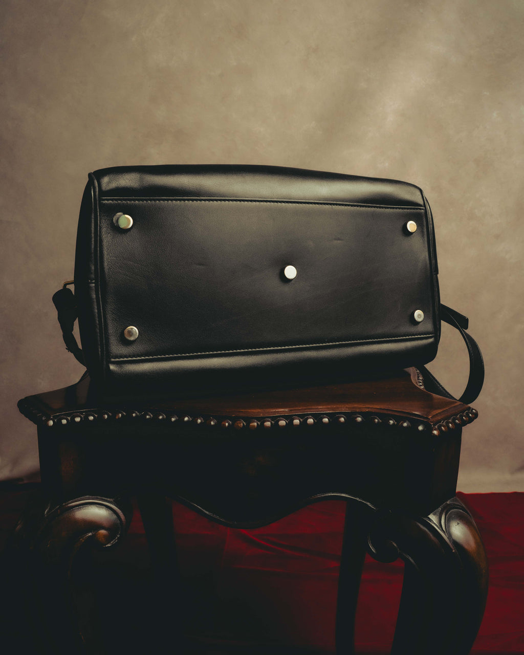 -SPECIAL- “Saint Laurent” 2012-2016 Classic Duffle 12 smooth calfskin bag