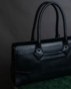 "Vivienne Westwood" Horizontal orb logo engraved hand bag