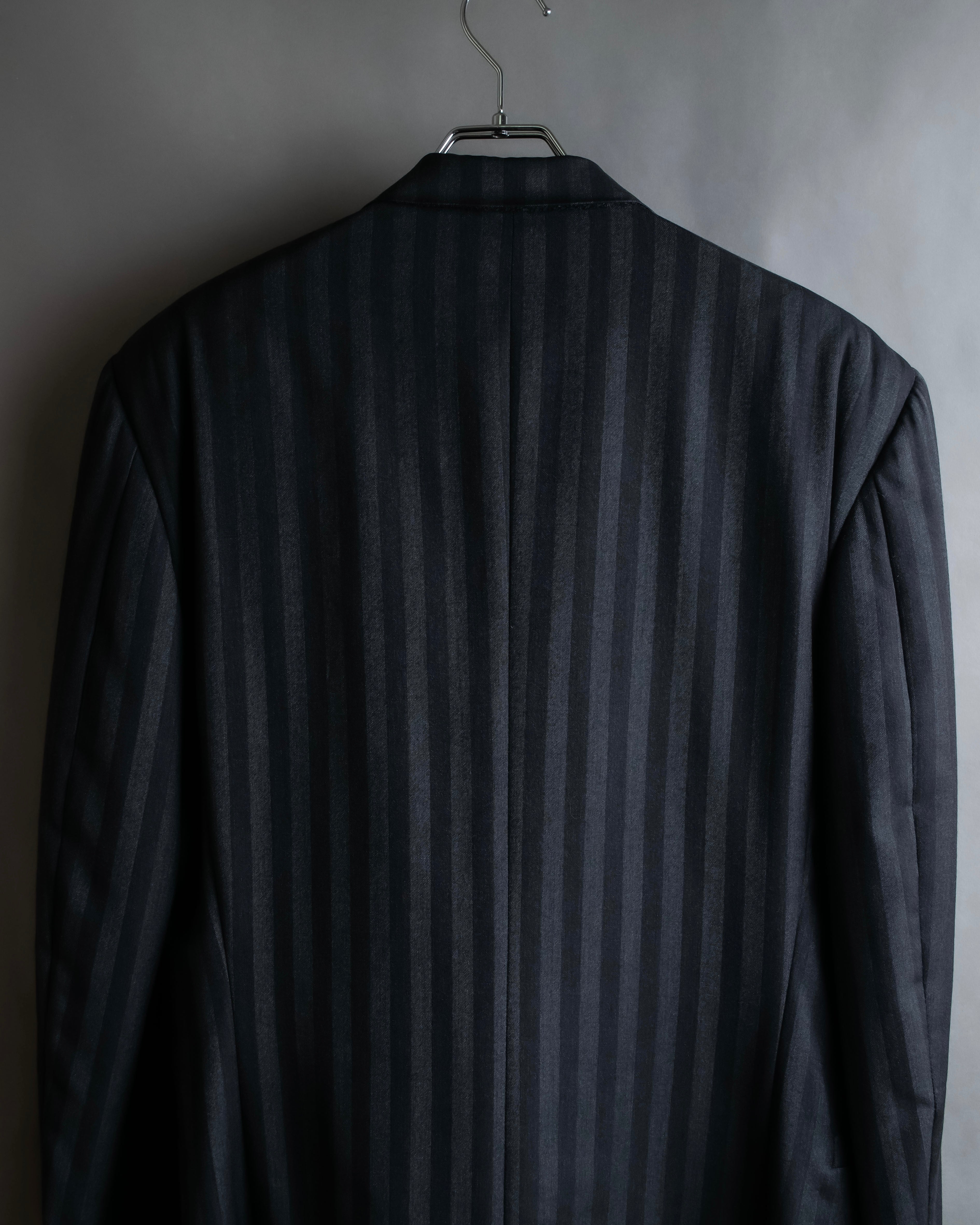 "GIANNI VERSACE" Striped classical tailored jacket