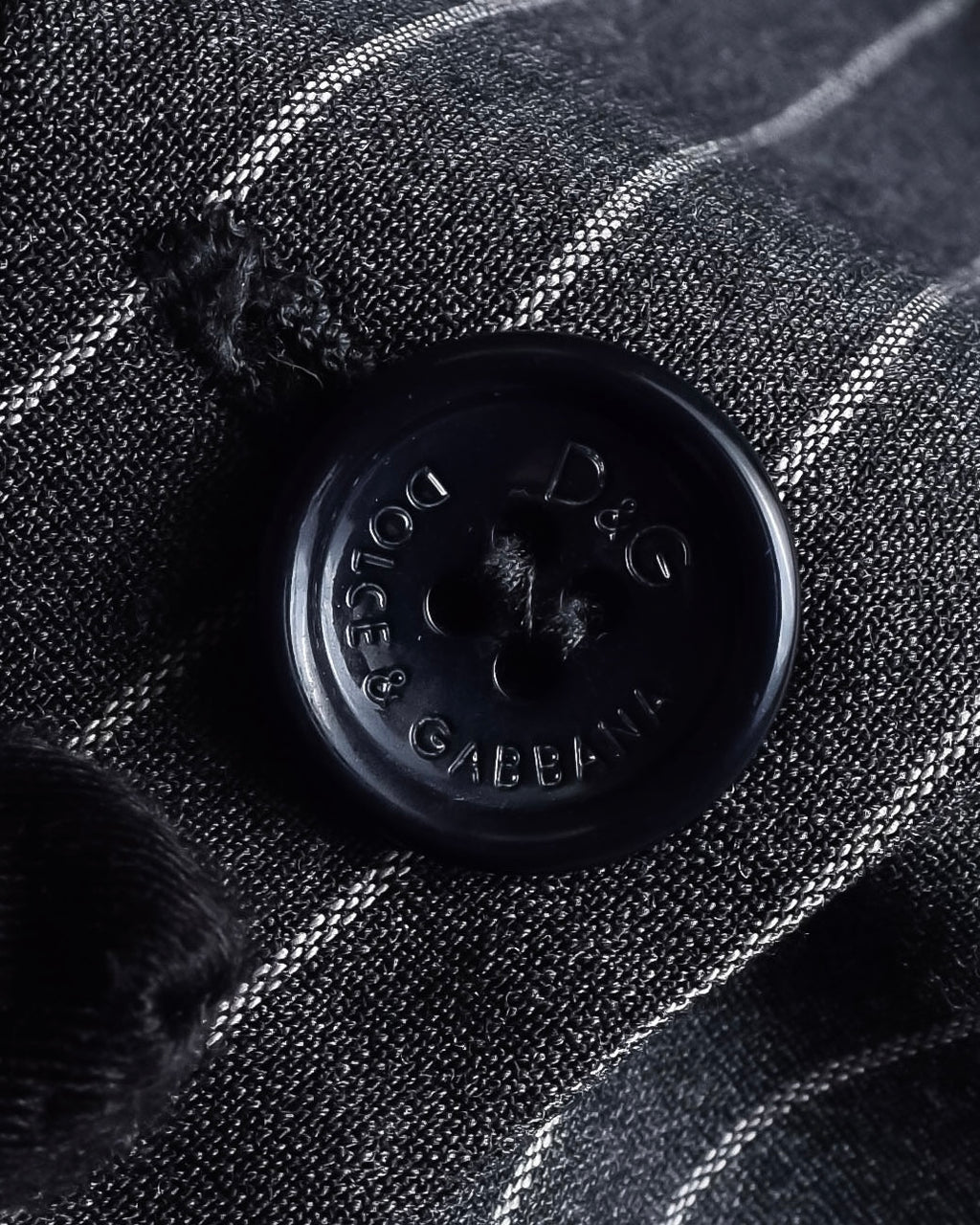 "Dolce & Gabbana" White striped shaped tailored jacket