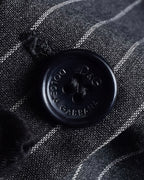 "Dolce & Gabbana" White striped shaped tailored jacket