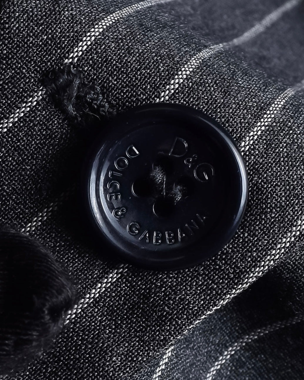 "Dolce & Gabbana" White striped shaped tailored jacket