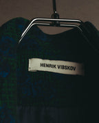 "HENRIK VIBSKOV" 2020's Textured jacquard long coat