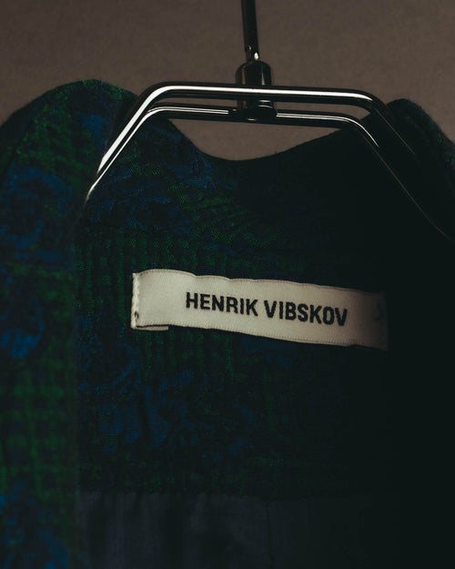 "HENRIK VIBSKOV" 2020's Textured jacquard long coat