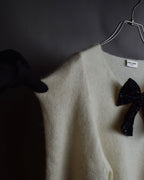 "Saint Laurent" Sequin ribbon design shoulder structure knit