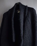 "YOHJI YAMAMOTO" 19AW Oversized cape knit cardigan