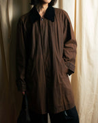 "COMME des GARCONS HOMME"
03AW corduroy collar design stand collar long coat