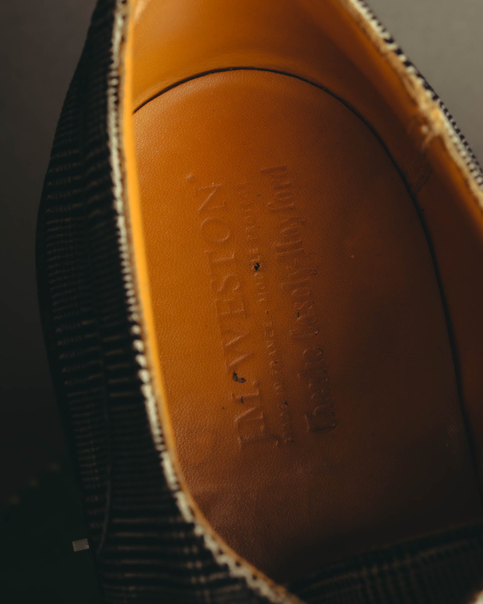 "J.M. WESTON" 2010's Prince of wales checked derby shoes