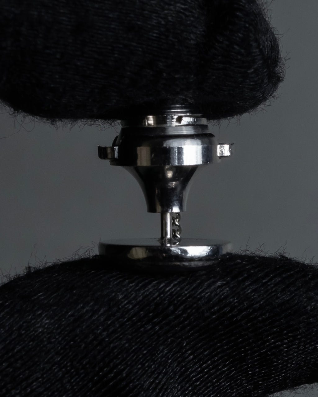 "BURBERRYS" Equestrian Knight engraved silver cufflinks