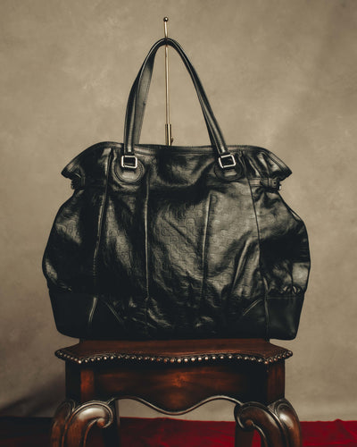 "GUCCI" 00's-10's Slouchy oversized leather tote bag