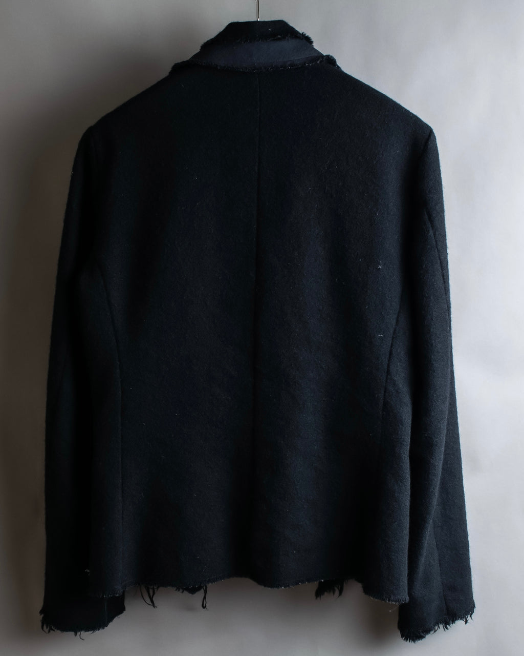 "tricot COMME des GARCONS" Fringe cut design tailored jacket