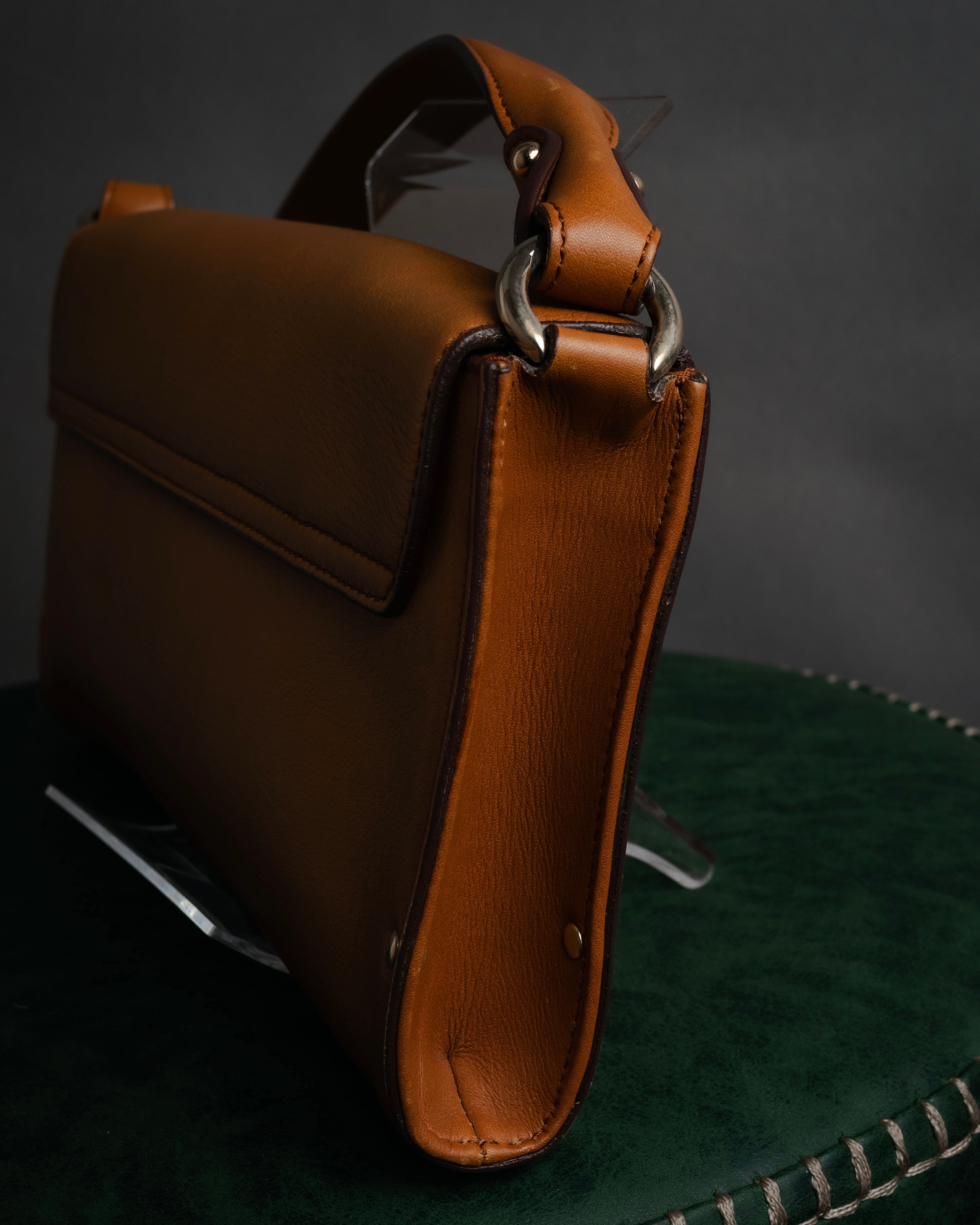 “Salvatore Ferragamo” 2000’s Gancini flap one handle bag