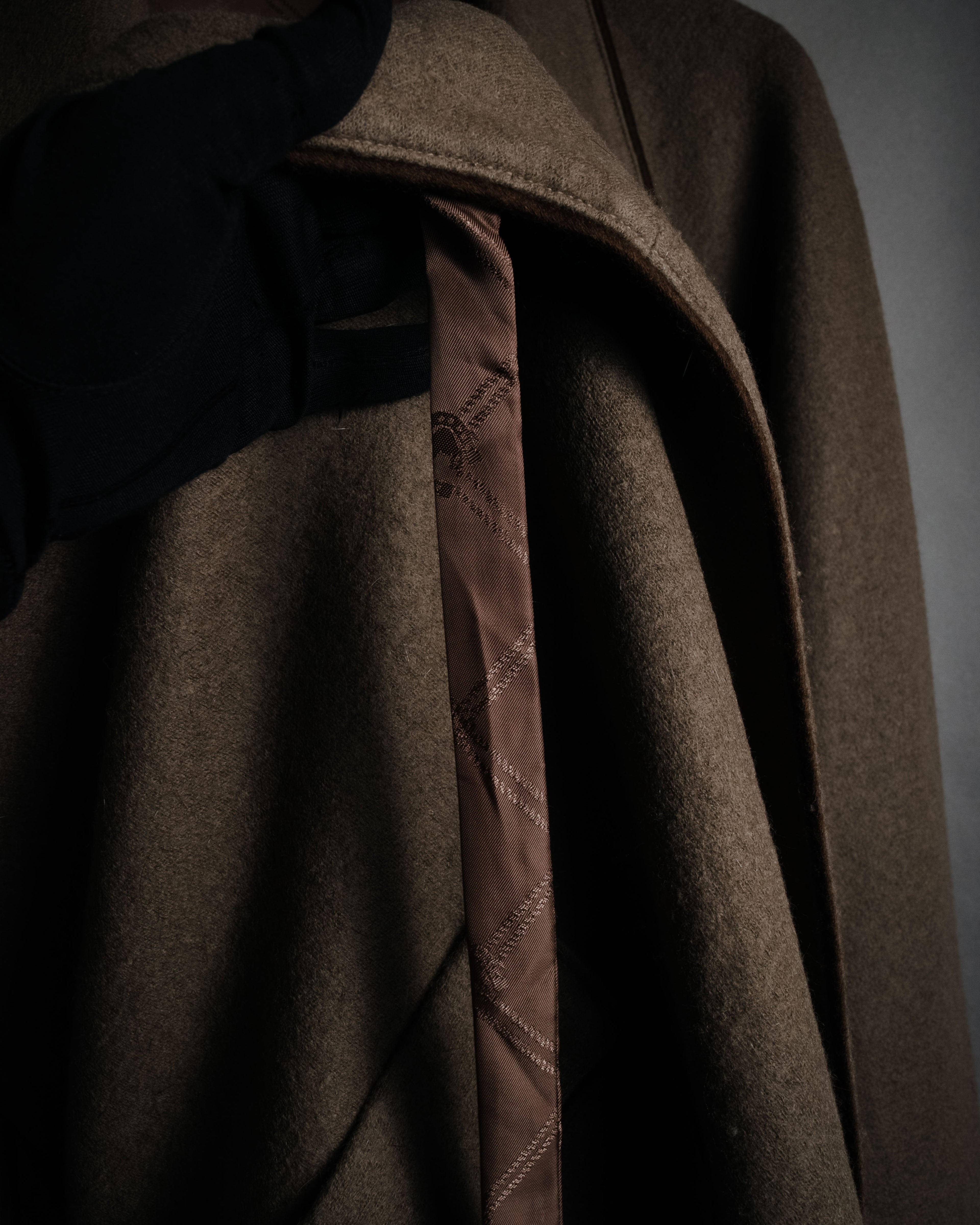 "CELINE" 70’s-80’s Archive sulky embroidered gown coat