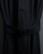 "tricot COMME des GARCONS" 90's Tailored collar belted long dress