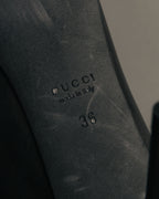 “GUCCI” 90’s-00’s Horsebit open toe pumps