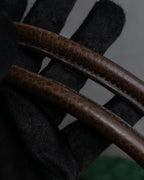 "Sergio Rossi" Flexible leather one-handle bag