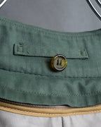 "BURBERRYS" Military detail oversized belted trench coat