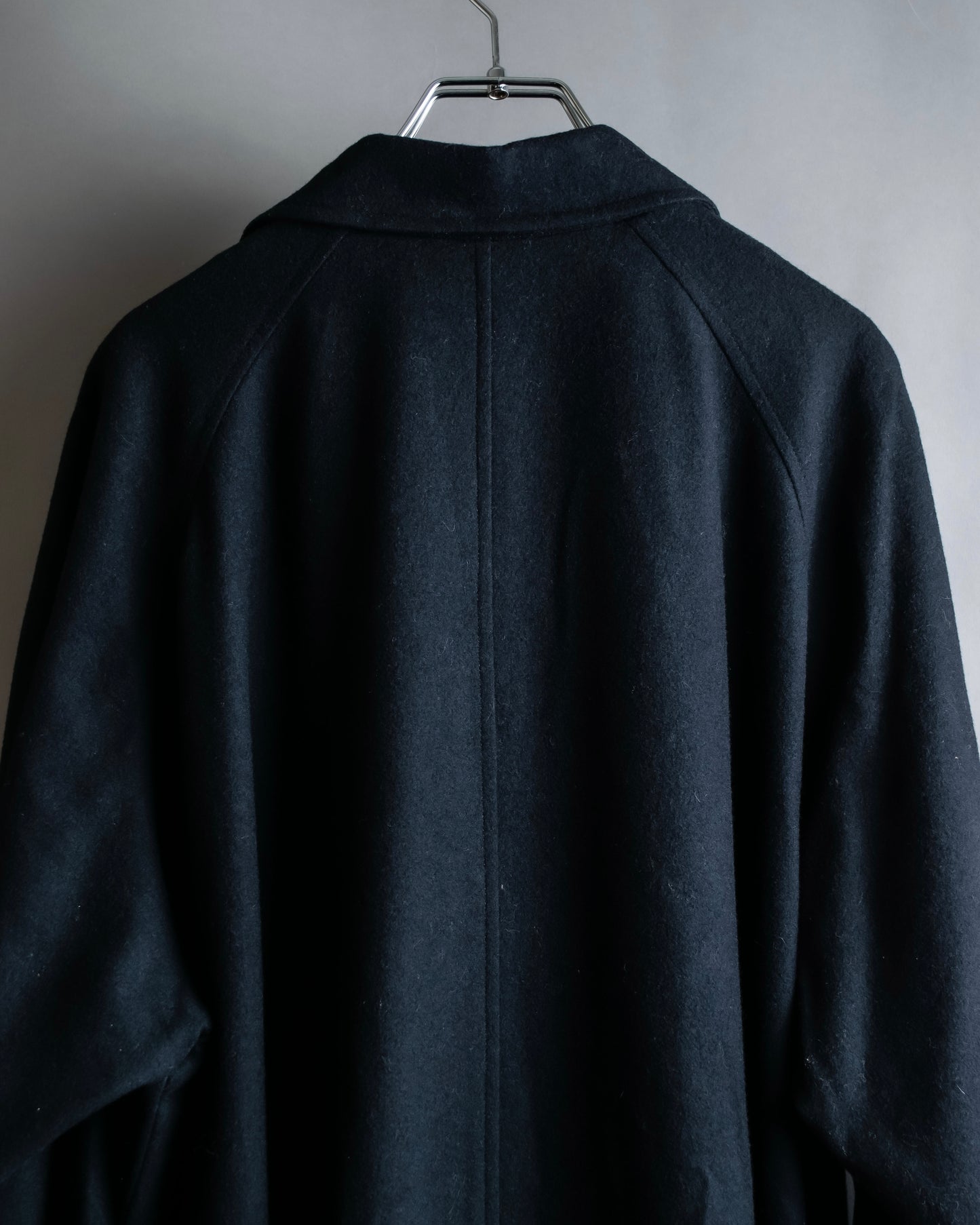 "Y's" Beautiful draping oversized long length soutien collar coat