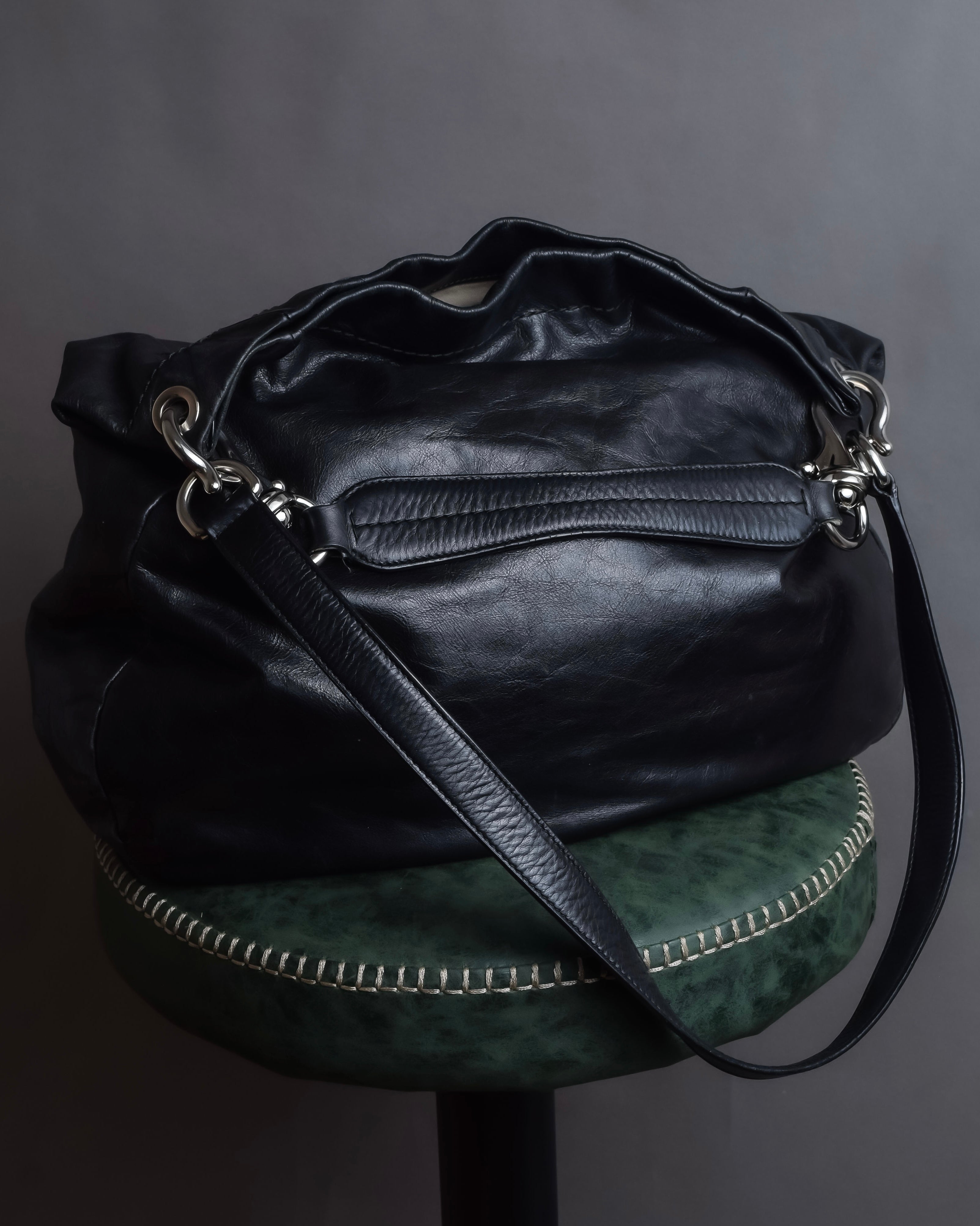 "BALLY" Soft grained calf shoulder bag