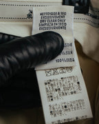 –SPECIAL– “HERMÈS” 90’s silk-lined wool wide trousers
