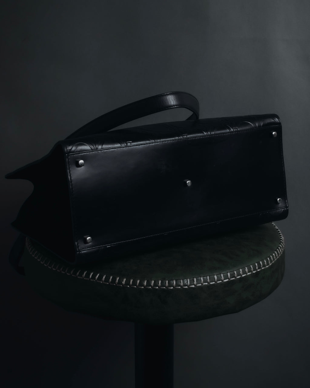 "Salvatore Ferragamo" Late 90’s Gancini embossed leather tote bag