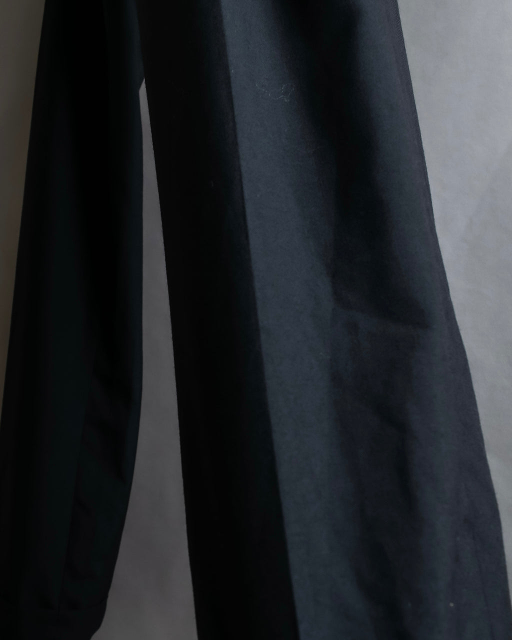 "Vintage high-waisted wide tapered slacks"