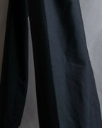 "Vintage high-waisted wide tapered slacks"