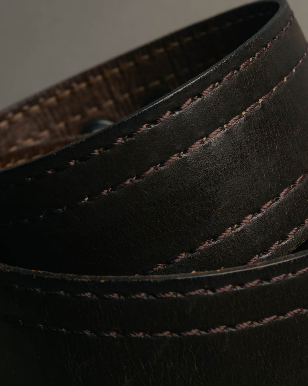 “Yves Saint Laurent” 00’s Wide eyelet leather belt