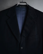 "GUCCI" 90’s-00’s Cashmere blend minimalist three button suit set