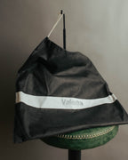 "Valextra" 80's-90's embossed leather document portfolio clutch