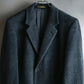 "GIANERANCO FERRE" Angora wool blend long chester coat