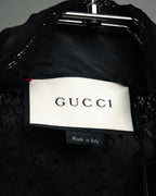 -SPECIAL- “GUCCI“ 2017-18 Fall winter lace bow blouse