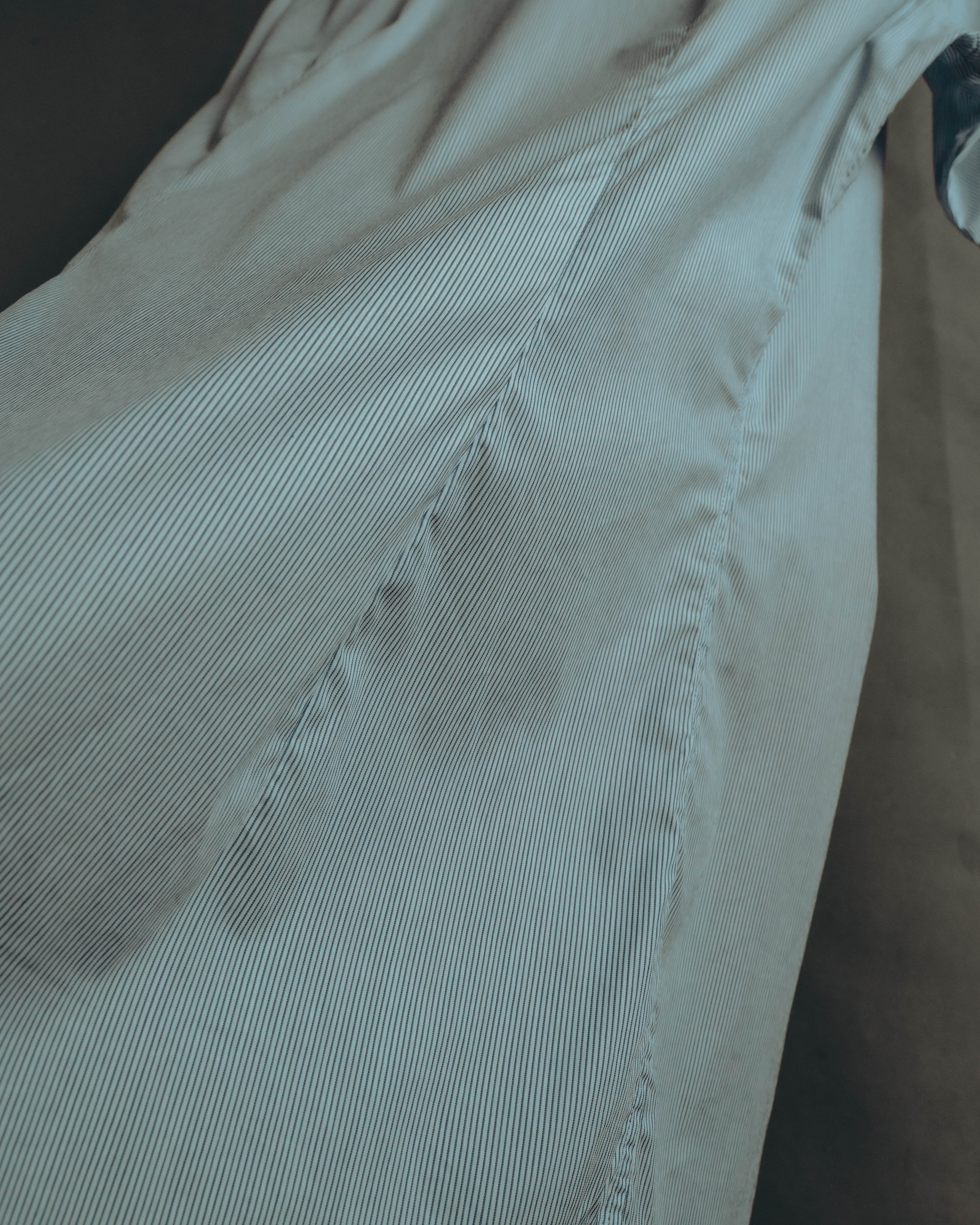 “PRADA” 2010’s fine striped slim-fit shirt