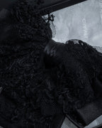 "CHANEL" 16AW Tulle lace design ribbon brooch