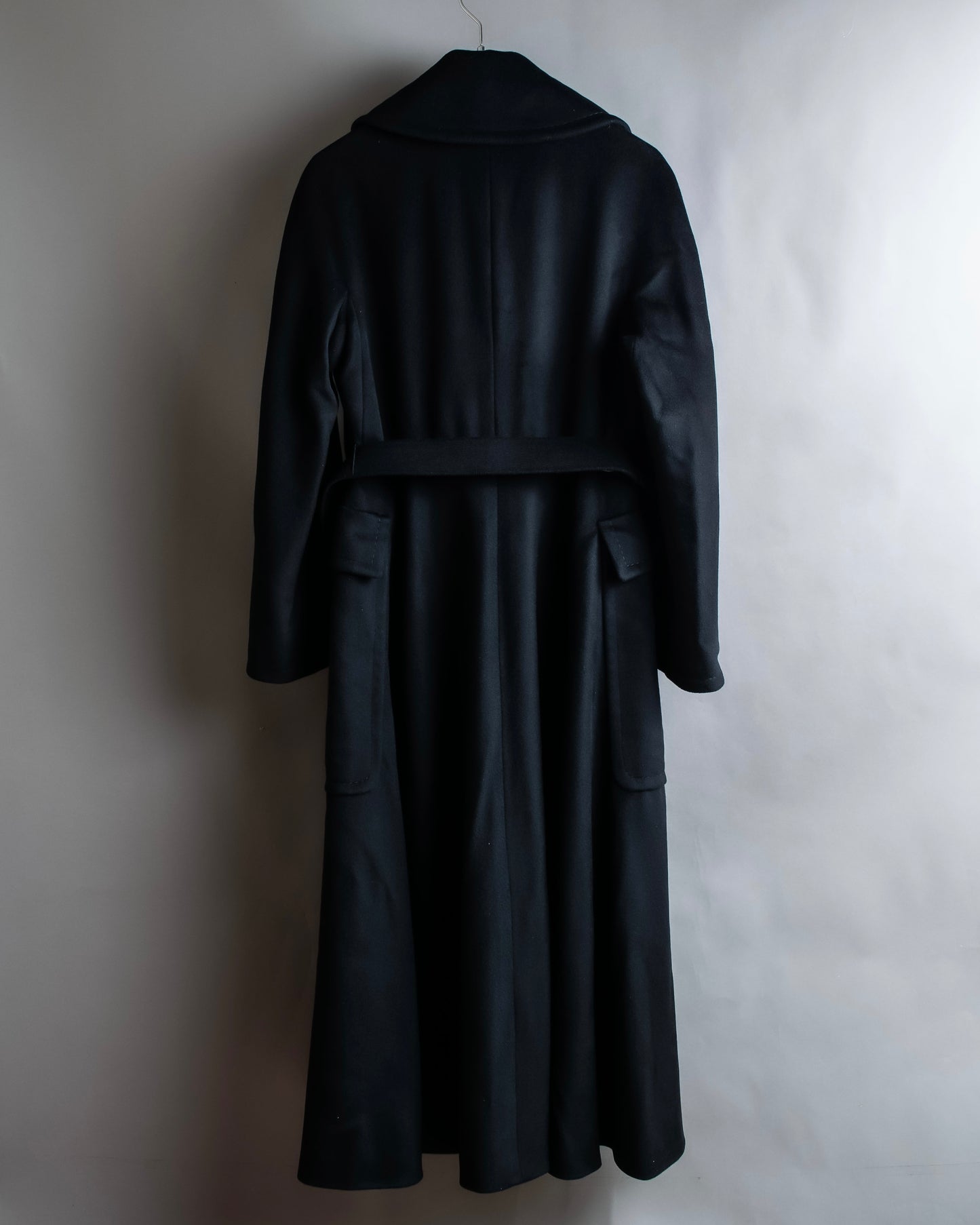 "Max Mara" Belted double breasted maxi trench coat