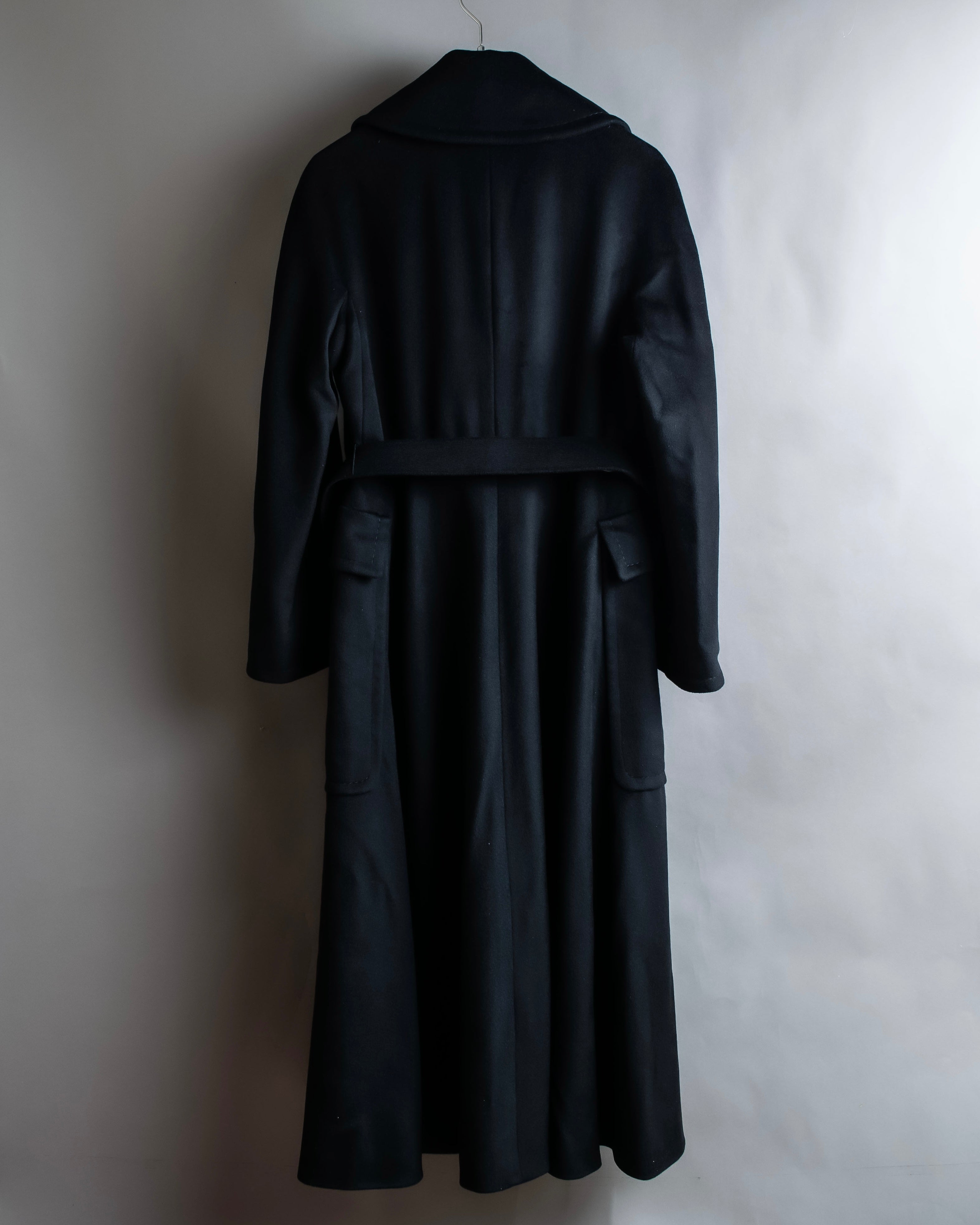 "Max Mara" Belted double breasted maxi trench coat