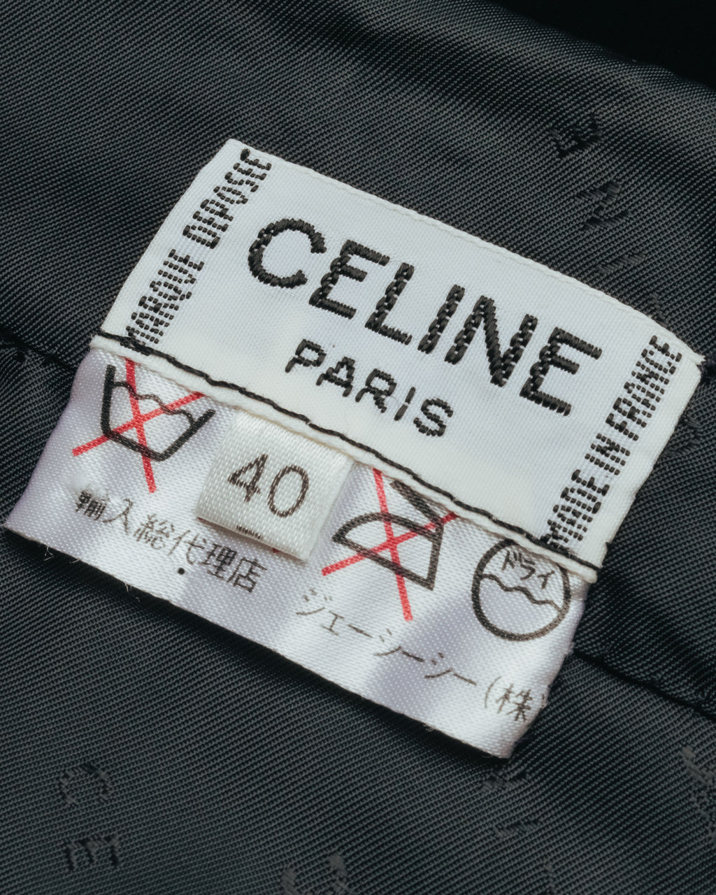 -SPECIAL- “CELINE” 80’s-90’s velvet frilled chain setup