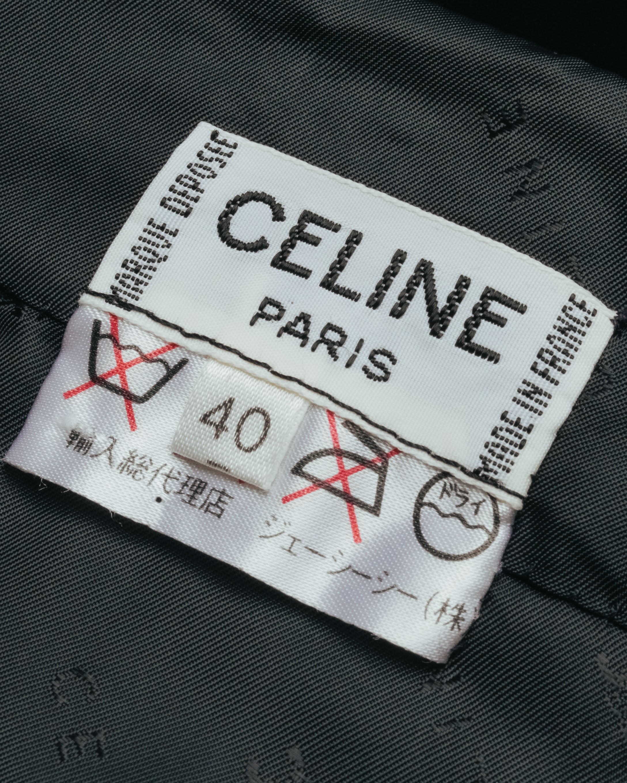 -SPECIAL- “CELINE” 80’s-90’s velvet frilled chain setup