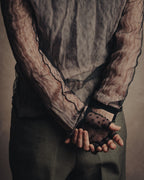 -SPECIAL- “CHANEL” 2014-2019 Sheer lace bow blouse