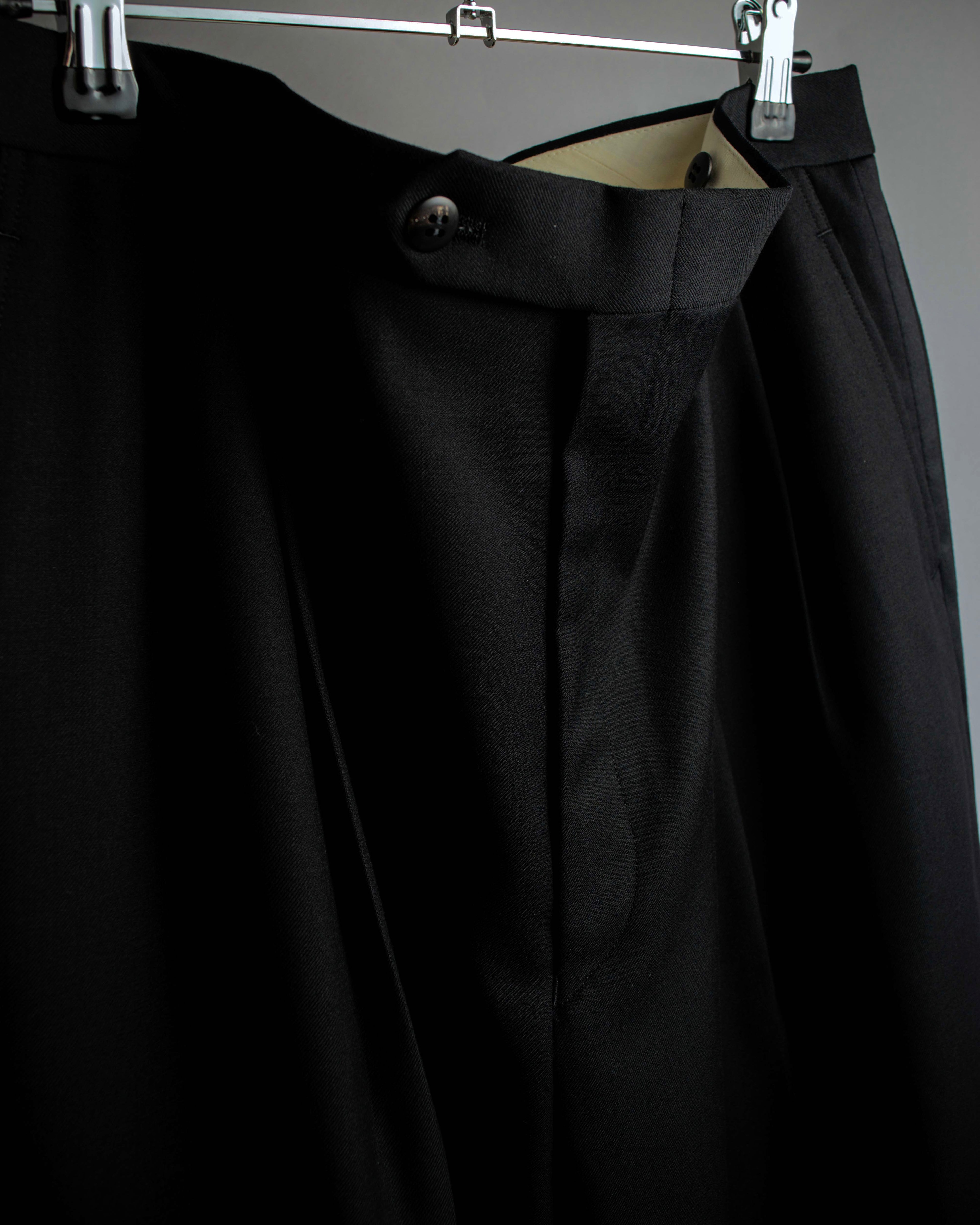 "CHRISTIAN DIOR MONSIEUR" Classical tailored Zegna base satin tuxedo set up