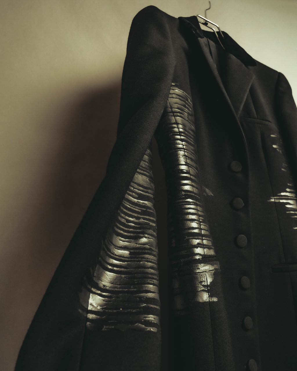 "Bottega Veneta" 90's-00's Sculptural tailored long coat