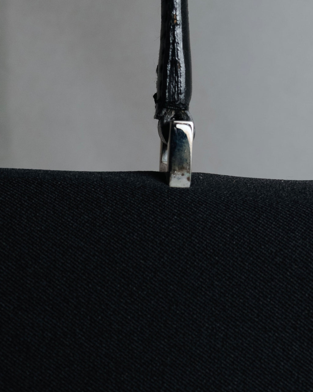 "Salvatore Ferragamo" 90’s-00’s Archive shoe embossed leather shoulder bag