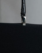 "Salvatore Ferragamo" 90’s-00’s Archive shoe embossed leather shoulder bag